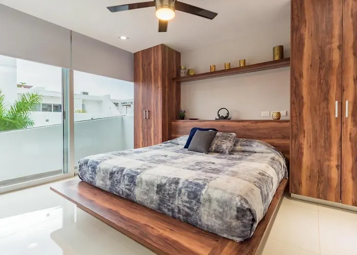 Moderno Departamento Cerca De La Playa Y La 5 Ave Playa del Carmen